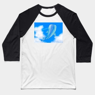 whale shark swimming in the sky Baseball T-Shirt